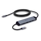 Lindy - DST-Micro 140, Micro Docking Station USB-C pour Laptop avec prise en charge 4K