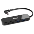 Lindy - Hub USB 3.2 Gen 2 Type C 4 Ports avec Power Delivery