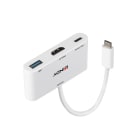 Lindy - Convertisseur USB 3.2 Type C vers HDMI avec port USB Type A et Power Delivery