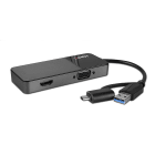 Lindy - Convertisseur USB 3.0 Type A & C vers HDMI & VGA