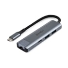 Lindy - Hub USB 3.2 Gen 2 Type C & Convertisseur Ethernet Gigabit