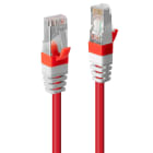 Lindy - Câble réseau Rouge Cat.6A S/FTP LSZH, 3m (testé par Fluke)
