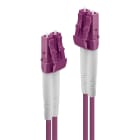Lindy - Fibre Optique Duplex LC/LC OM4, 15m