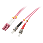 Lindy - Fibre Optique Duplex LC/ST OM4, 15m
