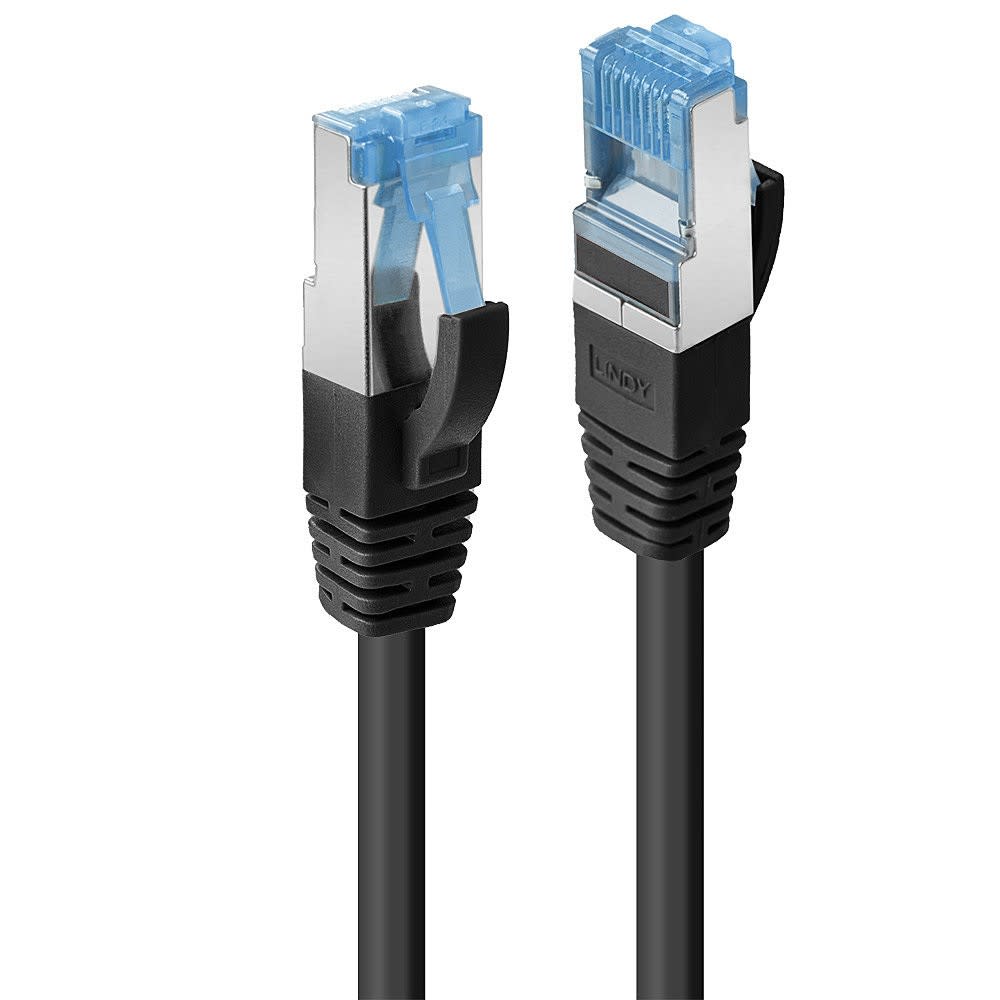 Lindy - Cable reseau Noir Cat.6A S-FTP TPE, 5m