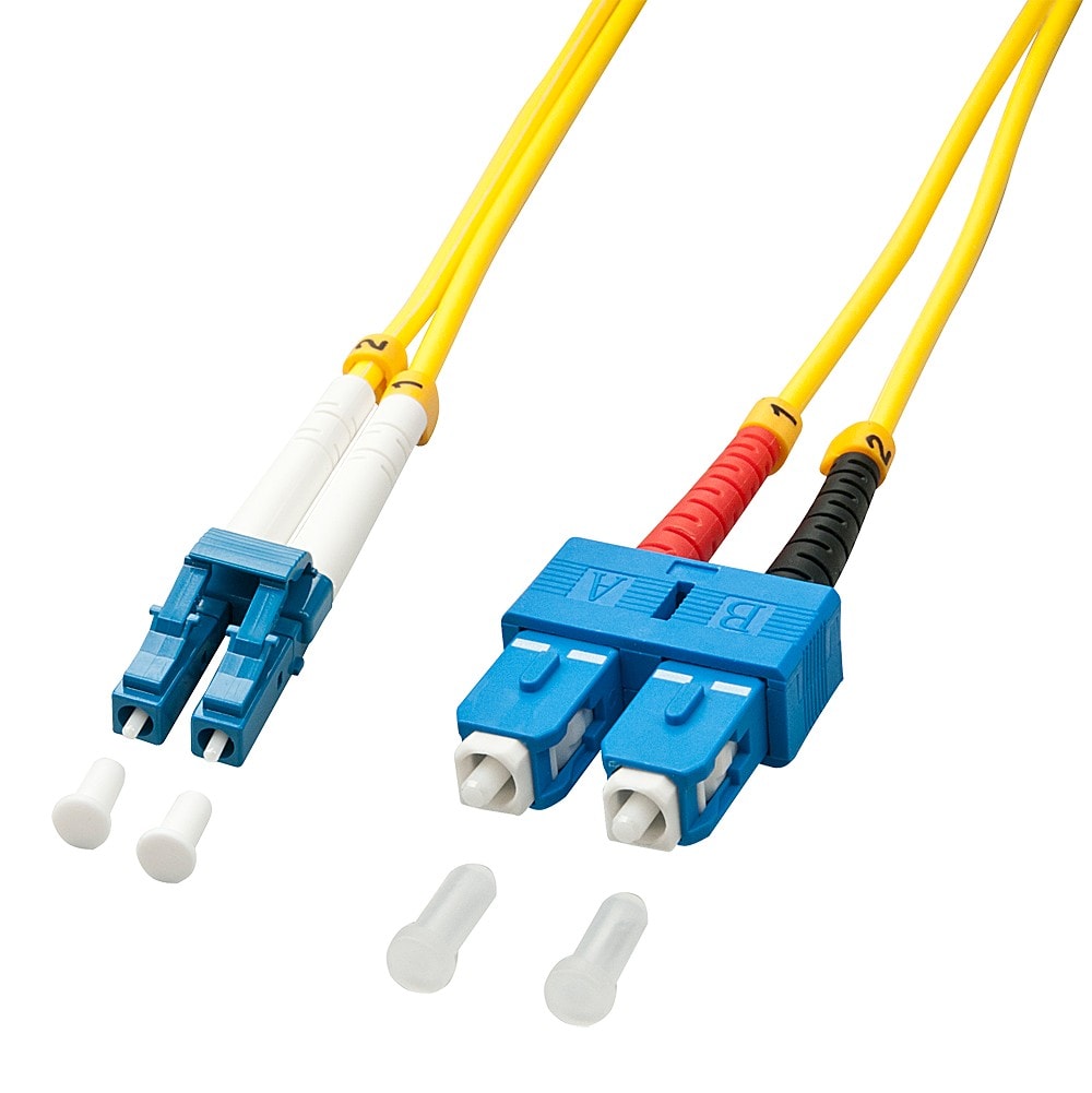Lindy - Fibre optique Duplex LC/SC OS2, 10m