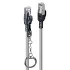 Lindy - Câble réseau sécurisé Cat.6A S/FTP LSZH, gris, 2m