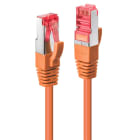 Lindy - Cable reseau Orange Cat.6 S-FTP, 0.5m