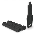 Lindy - Verrous de ports RJ45, 10 pièces avec clé, noir
