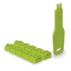 Lindy - Verrous de ports RJ45 (10 pièces) avec clé, Vert