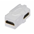 Lindy - Module Keystone double femelle HDMI coudé, pour boîte murale