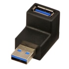 Lindy - Coude USB 3.0 type A, vers le bas