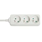 Lindy - Multiprise 3 prises FR, blanc