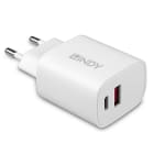Lindy - Chargeur USB Type A & C 20W