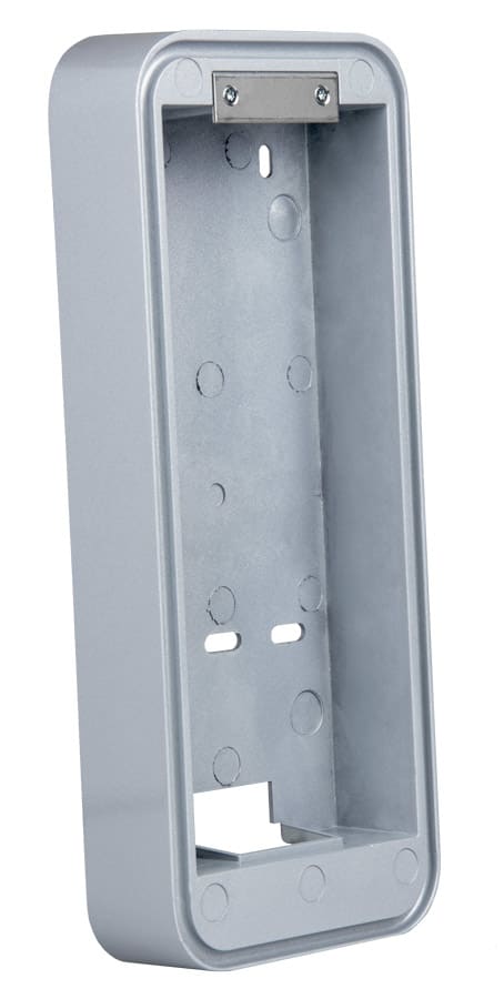Noralsy - Boîtier de pose en saillie pour interphone 3G zamak argent