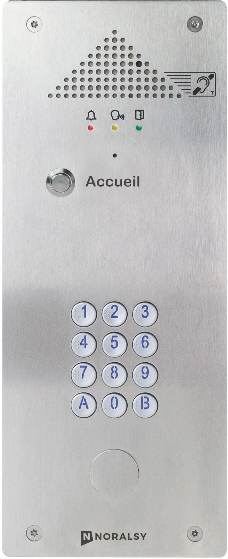 Noralsy - Interphone filaire Andy Bp 1 direction avec clavier