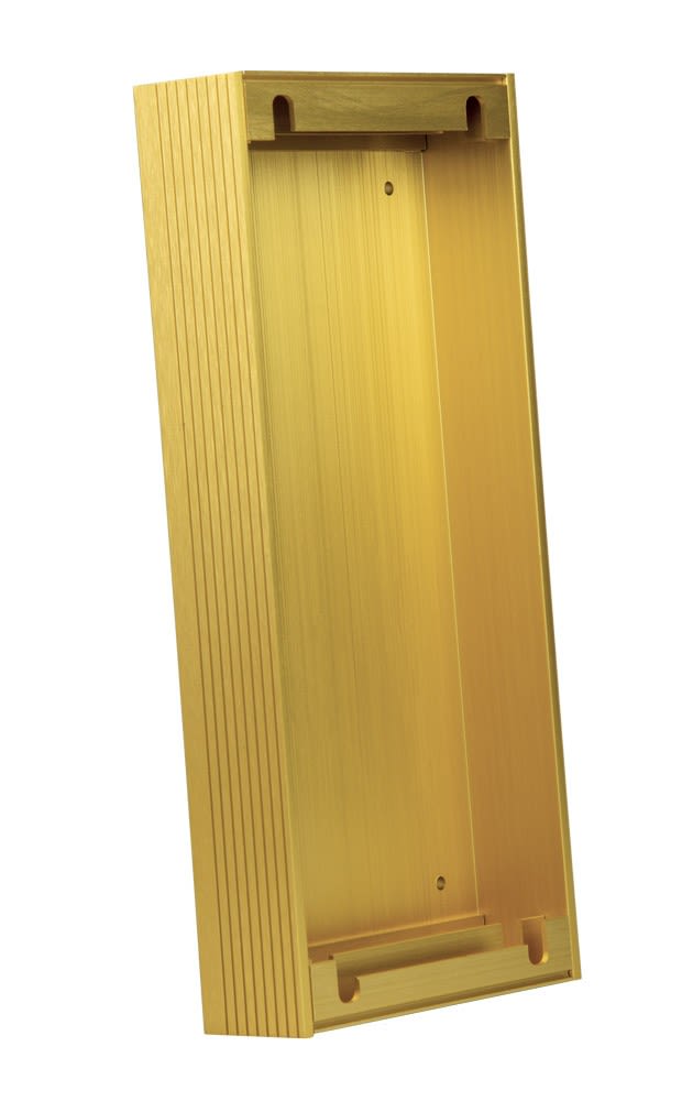Noralsy - Boîtier de pose en saillie pour Profil 1 standard dorée