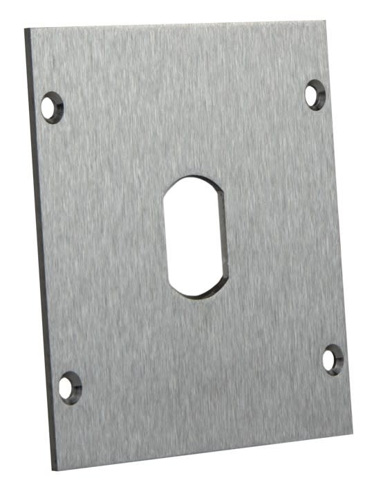 Noralsy - Face inox brossée pour lecteur de proximité format T25