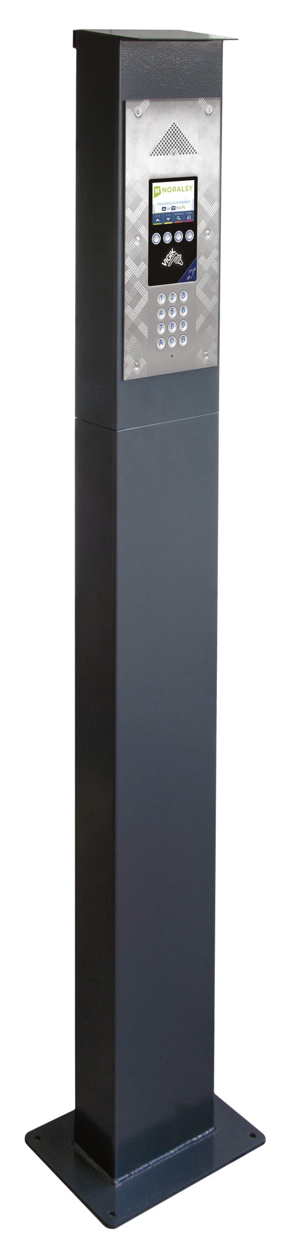 Noralsy - Potelet pour interphone 4G Pro finition RAL7017