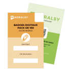 Noralsy - Pack badge digital multi accès mobile par 100