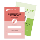 Noralsy - Pack badge digital multi accès mobile par 500