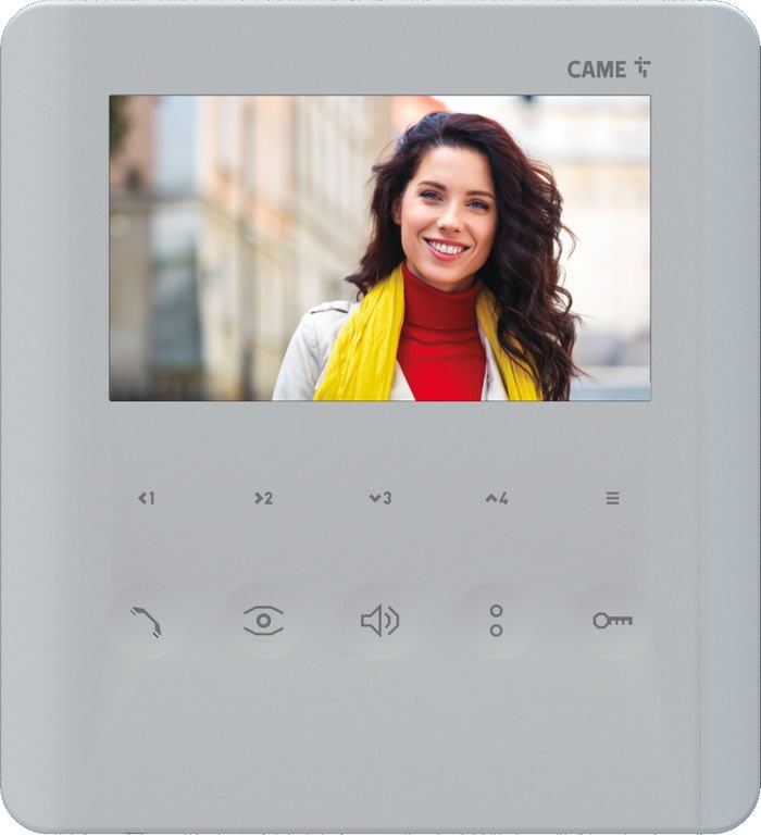 Noralsy - Moniteur vidéo main-libre PLX blanc avec boucle magnétique