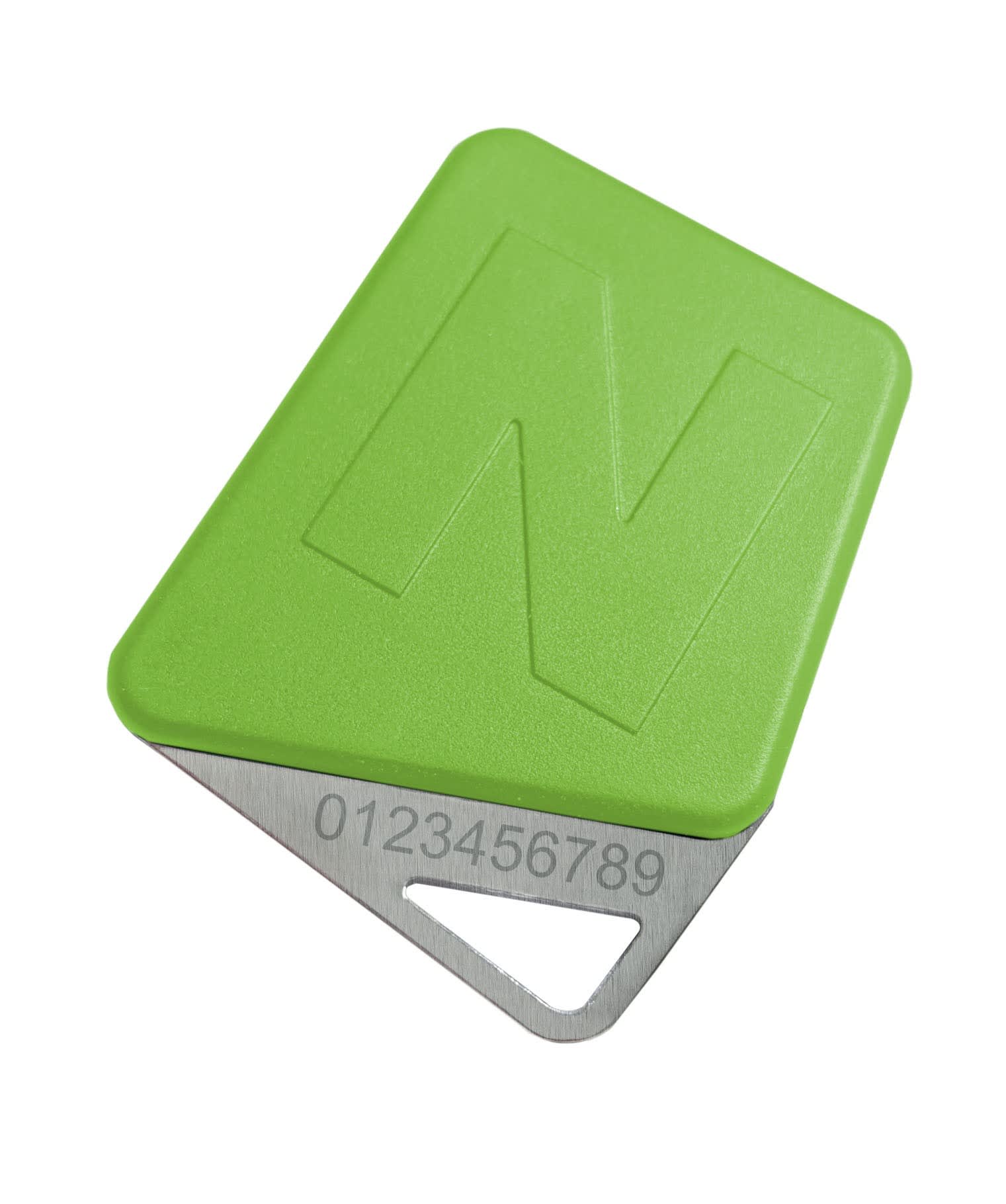 Noralsy - Badge mifare format clé vert code site Noralsy avec logo personnalisé