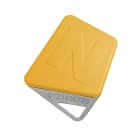 Noralsy - Badge mifare format clé jaune code site Noralsy avec logo personnalisé