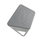 Noralsy - Badge mifare format clé gris code site Noralsy avec logo personnalisé