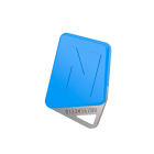 Noralsy - Badge mifare format clé bleu gestion Campikey