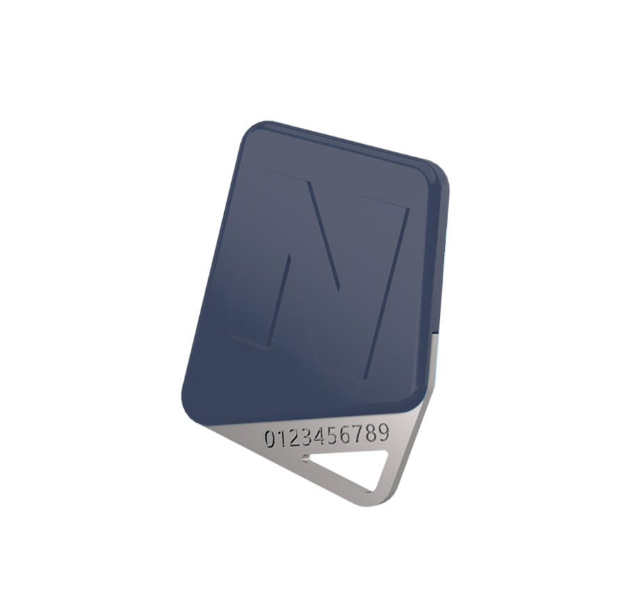 Noralsy - Badge 125KHz format clé bleu foncé code site client