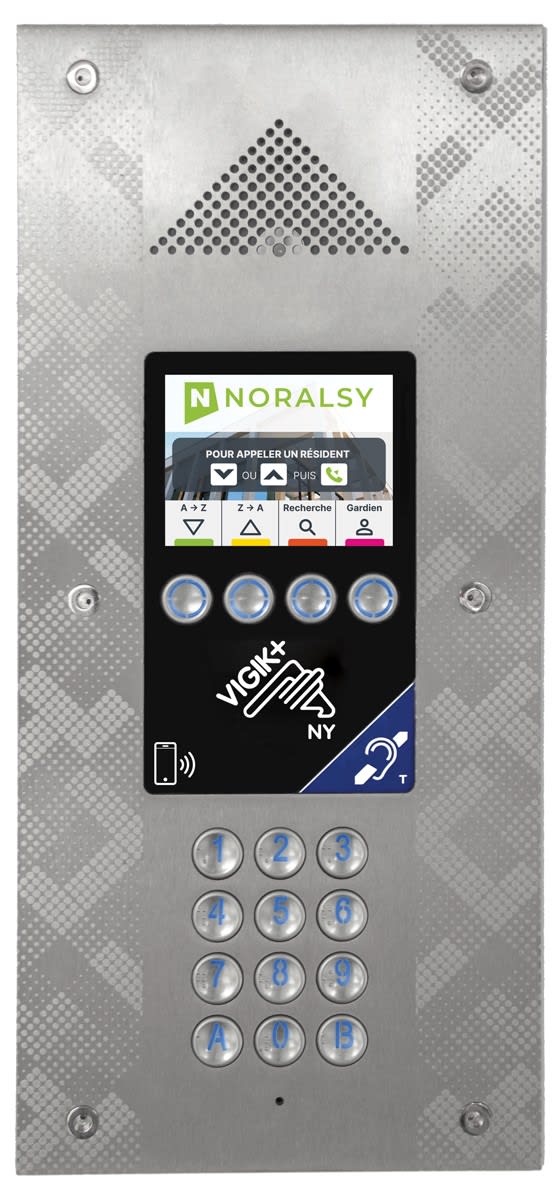 Noralsy - Interphone 4G Pro Pinhole V+ inox encastrement