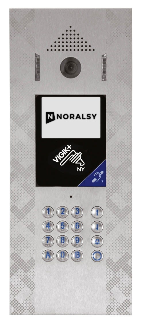 Noralsy - Interphone Andy NPH300 Grand angle V+ inox poteau technique