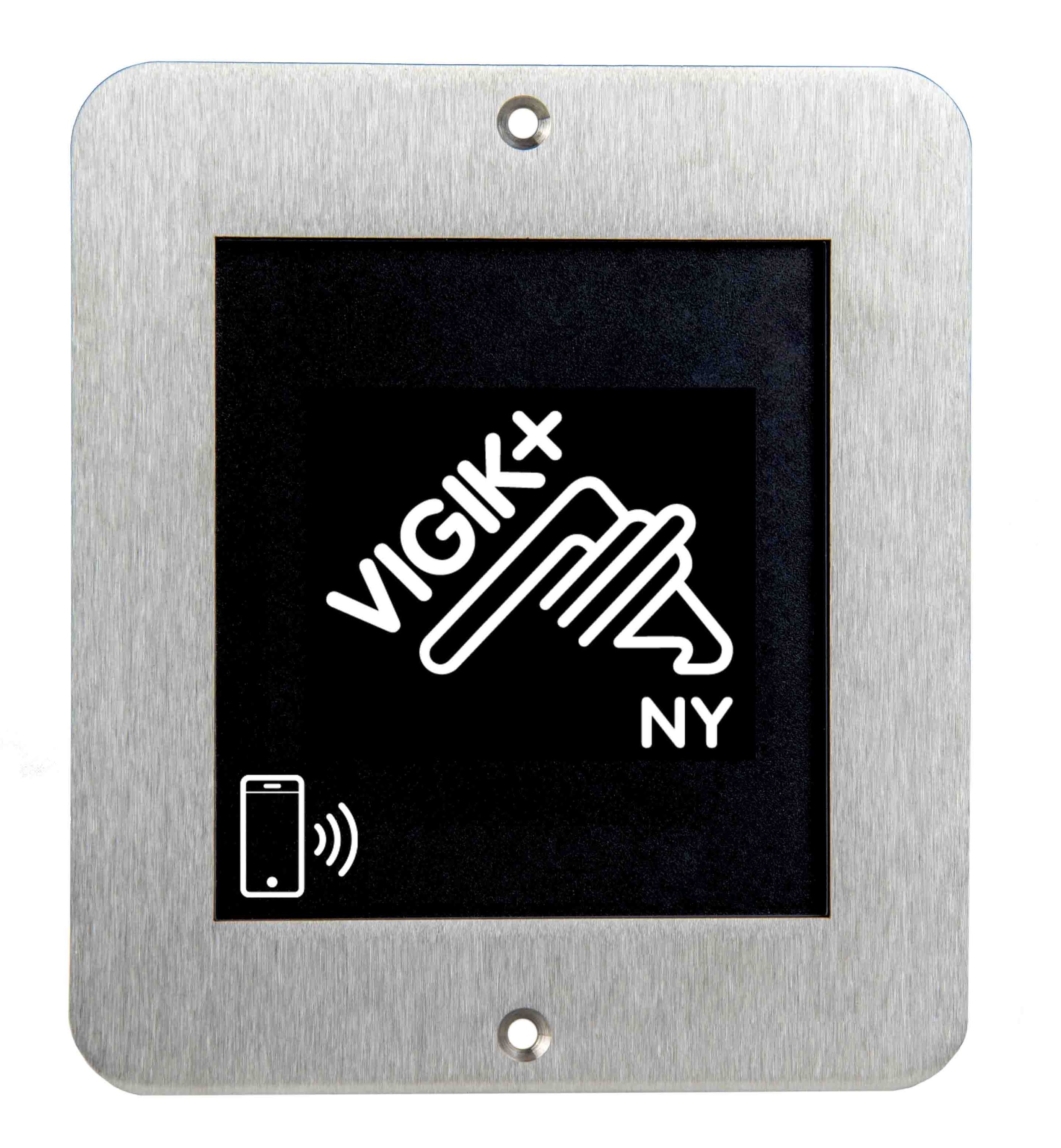 Noralsy - Lecteur Vigik+ format modulaire - face inox