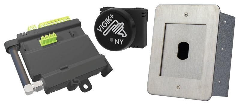 Noralsy - Kit EASYCONNECT+ : Centrale 4G + Lecteur V+ T25 - Pose encastrement