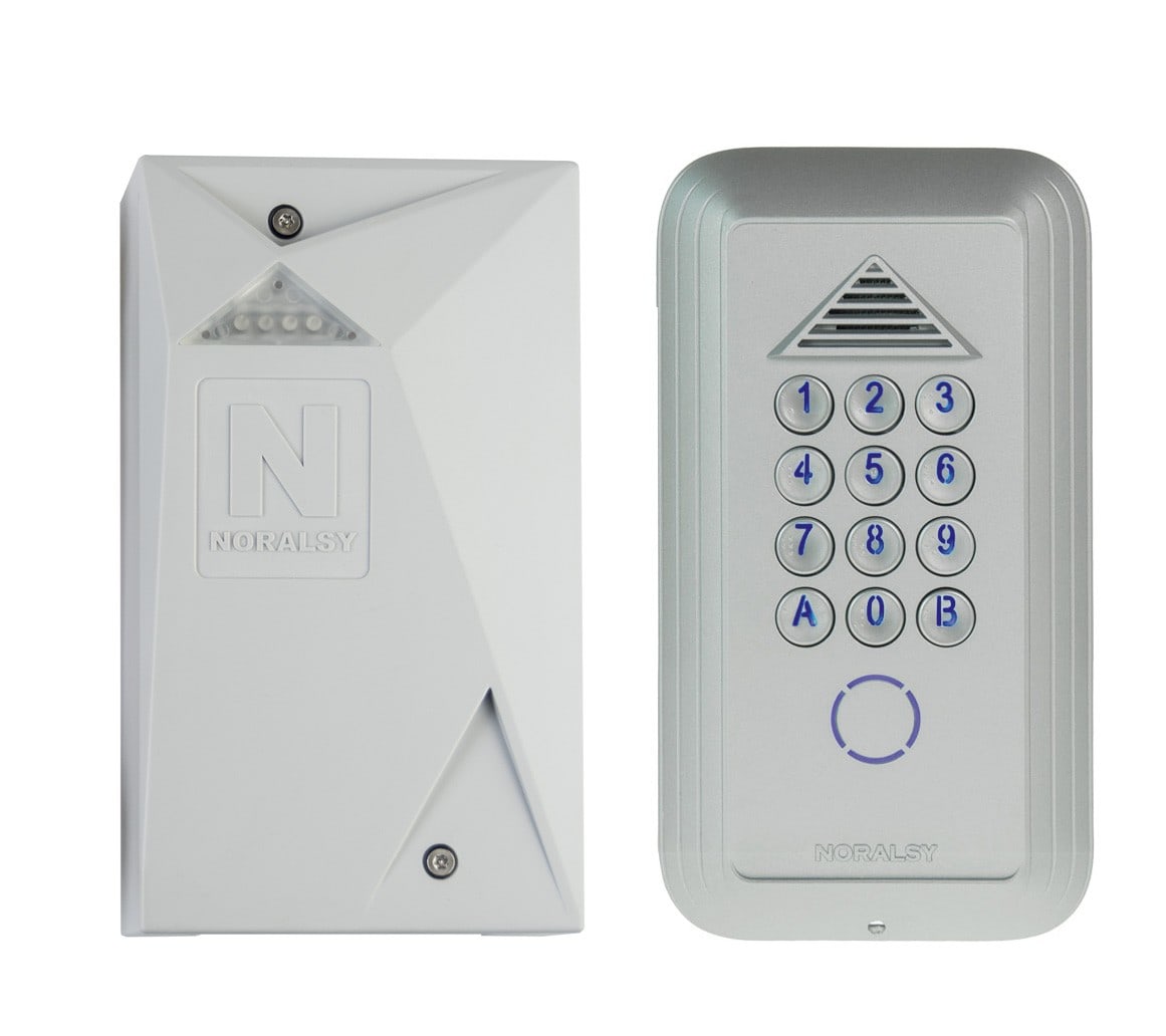 Noralsy - Kit clavier code connectable Andy compact argent avec modem data