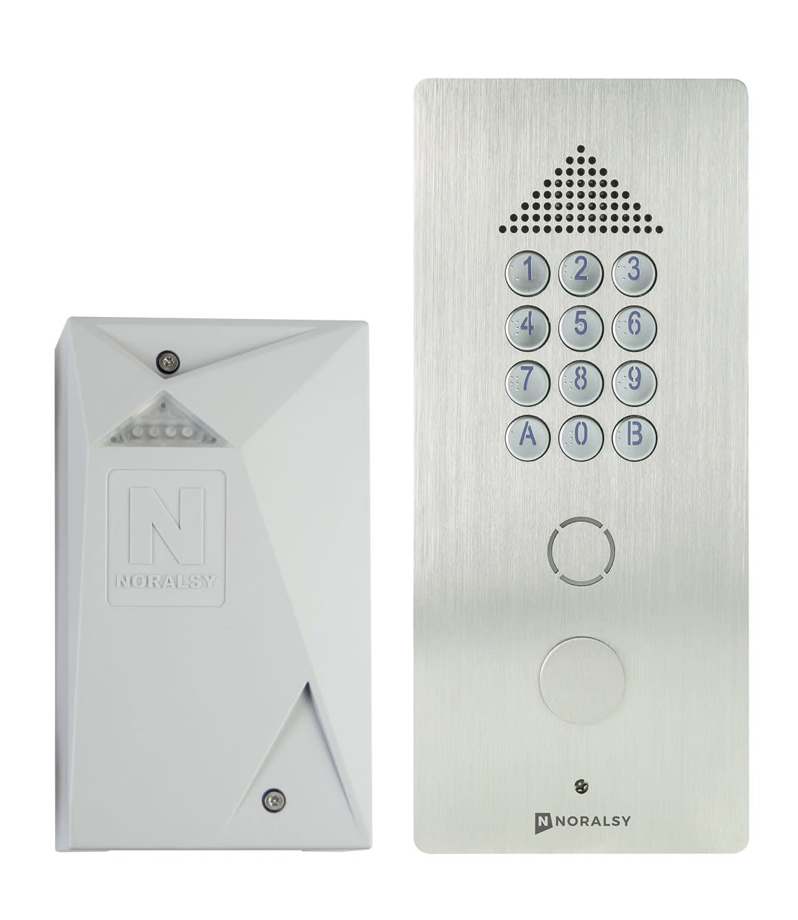 Noralsy - Kit clavier code connectable Andy standard inox avec modem data