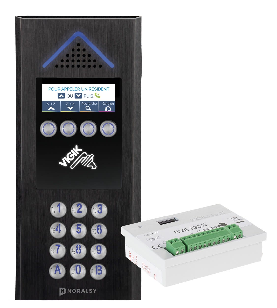 Noralsy - Kit interphone 4G Mini noire