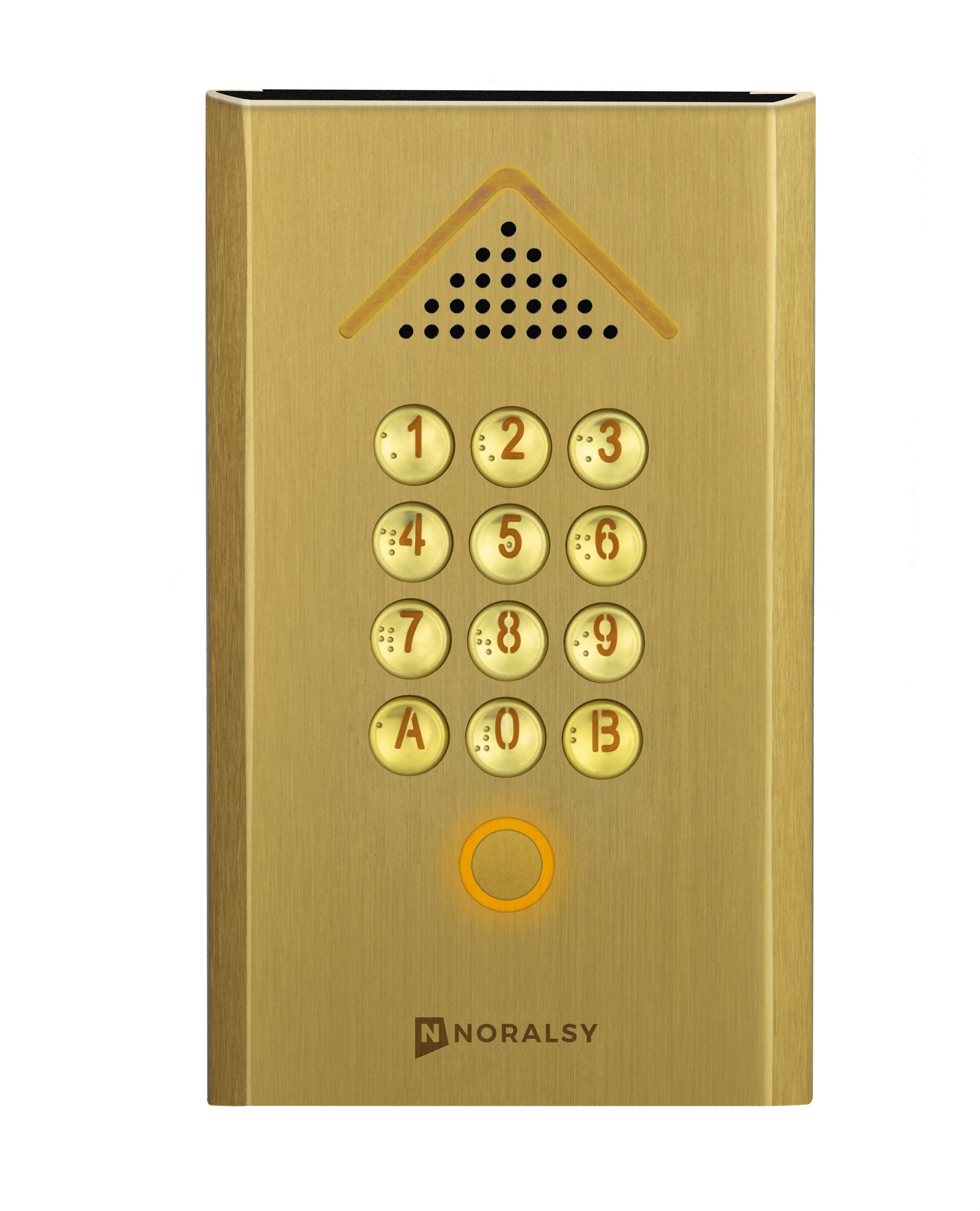 Noralsy - Clavier 4G EASYCONNECT compact - Alu doré - Personnalisé