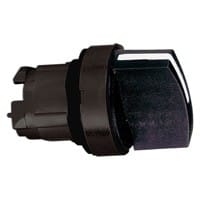 Schneider Electric - Harmony XB4 - tête pour bouton tournant - 2 positions - diam 22 - noir