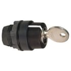 Schneider Electric - Harmony XB5 - tête pour bouton tournant à serrure - 3 positions - diam 22 noir