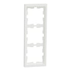 Schneider Electric - D-Life - cadre de finition - blanc nordic mat - 3 postes