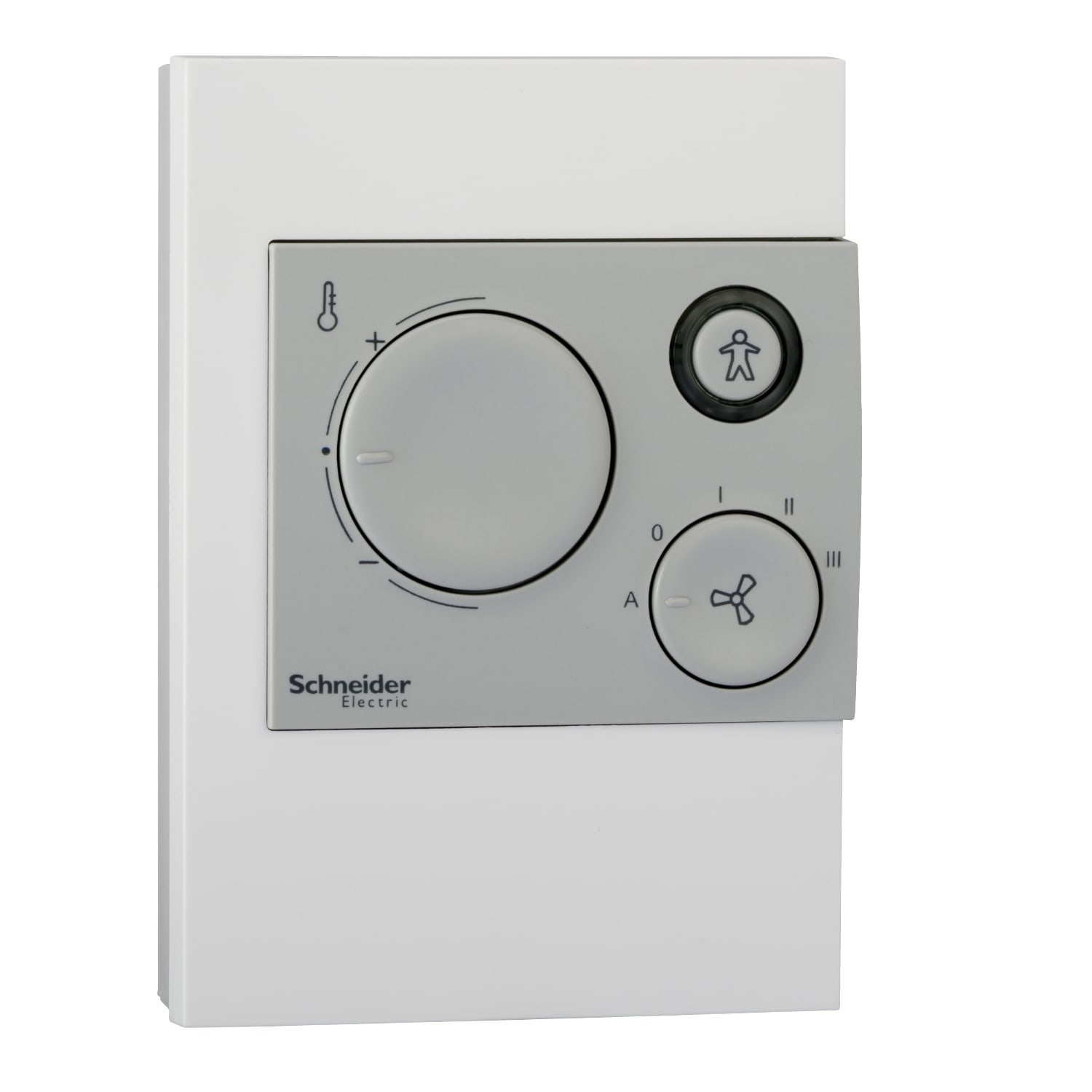 Schneider Electric - Sonde d'ambiance LED et commut.occupation, consigne et vit. ventil.