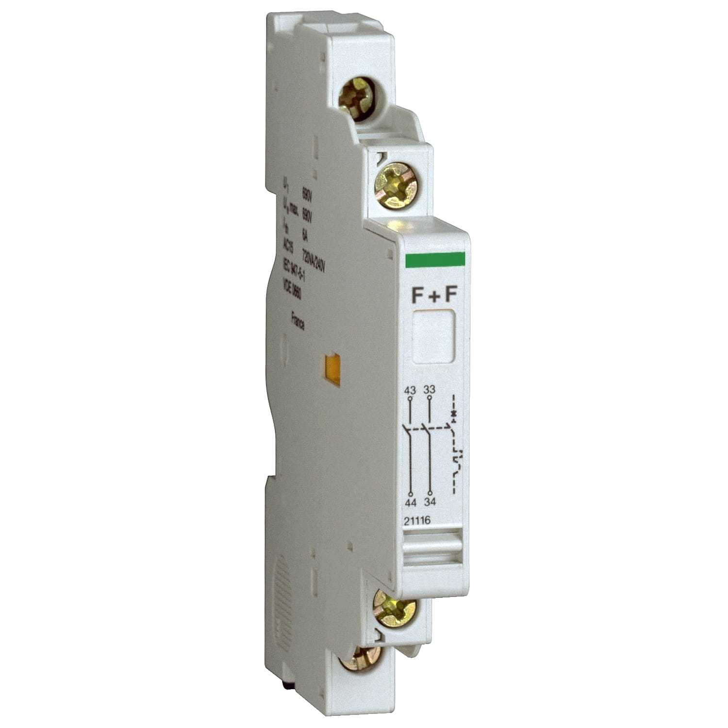 Schneider Electric - P25M - contact auxiliaire - 2F - 415V - 2.2A