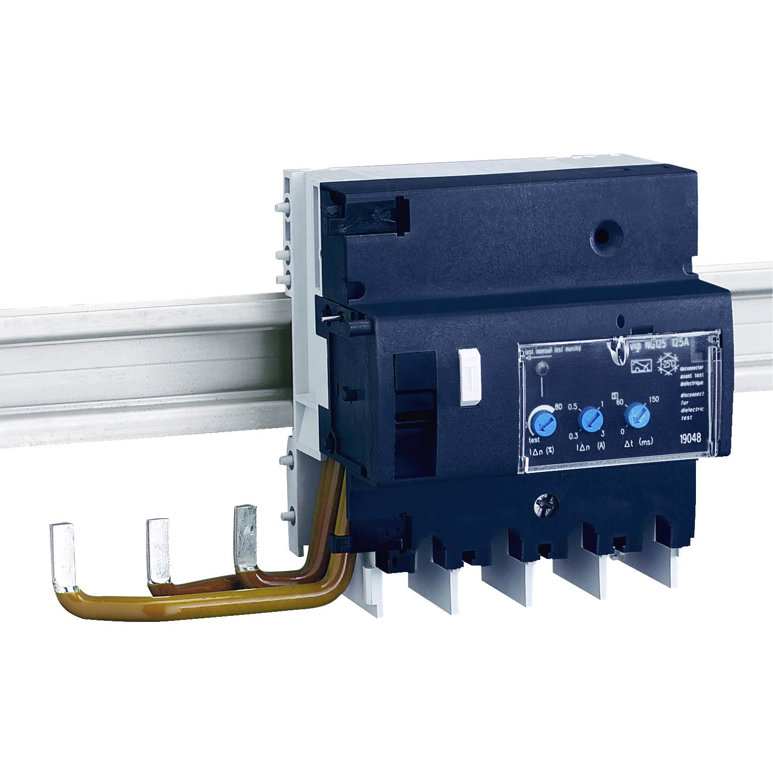 Schneider Electric - Acti9 Vigi NG125 - Bloc diff. 230Vca à 400Vca - 3P - 63A - 300/3000mA - Type A