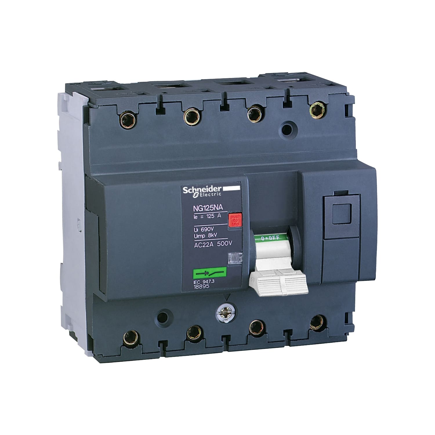 Schneider Electric - Acti9 NG125NA - interrupteur-sectionneur - 4P - 100A