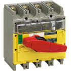 Schneider Electric - interrupteur sectionneur à coupure visible - poignée rouge - INV400 4P 400A