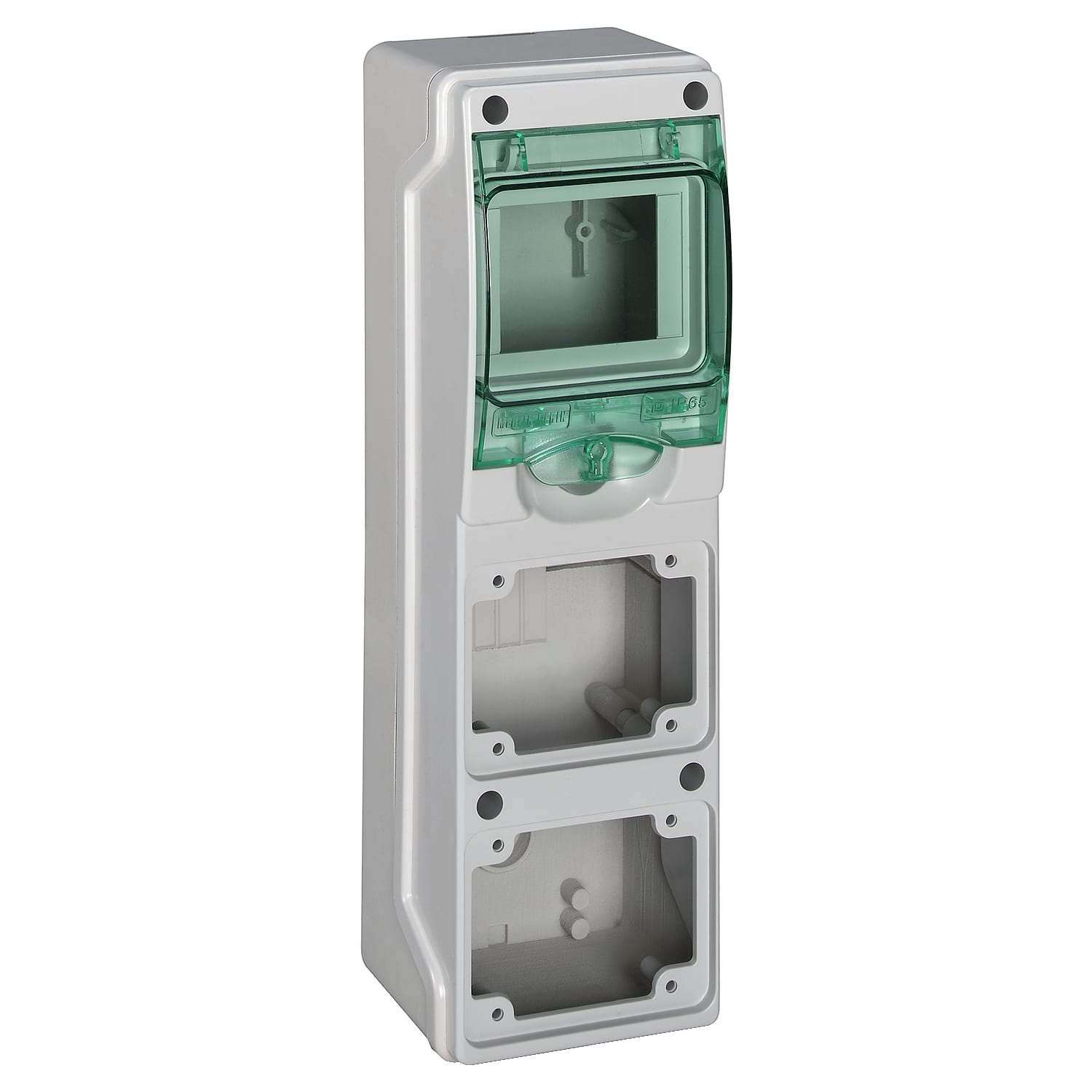 Schneider Electric - Kaedra - mini coffret pour prises - 98 x 310 mm - 4 modules - 2 ouvertures
