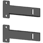 Schneider Electric - Fixation Easy BRKT, POST BTM 3-4 FT, 1 paire, confinement des allées Netshelter