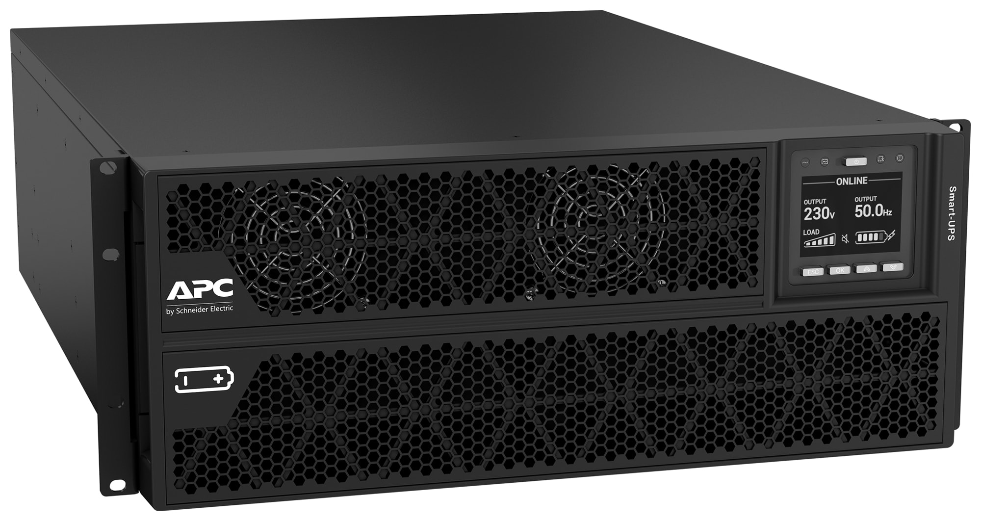 Schneider Electric - Smart UPS SRTG - Onduleur convertible tour/rack - 5kVA - 230V - (2)C13 - (1)C19